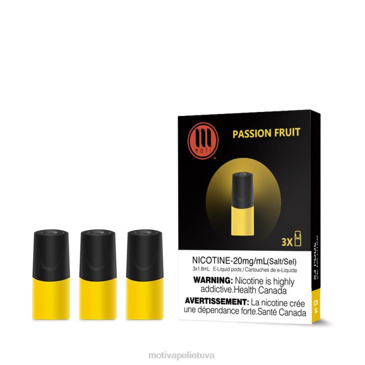 MOTI Vape Kit Lietuva T066109 | MOTI klasikinės ankštys pasiflorų ledai