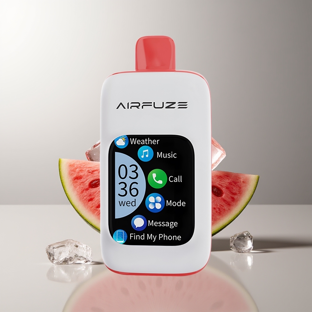 AirFuze Smart 30000 Pūsų Vienkartinės Elektroninės Cigaretės Arbūzas Ledas 5% 900mAh Type-C