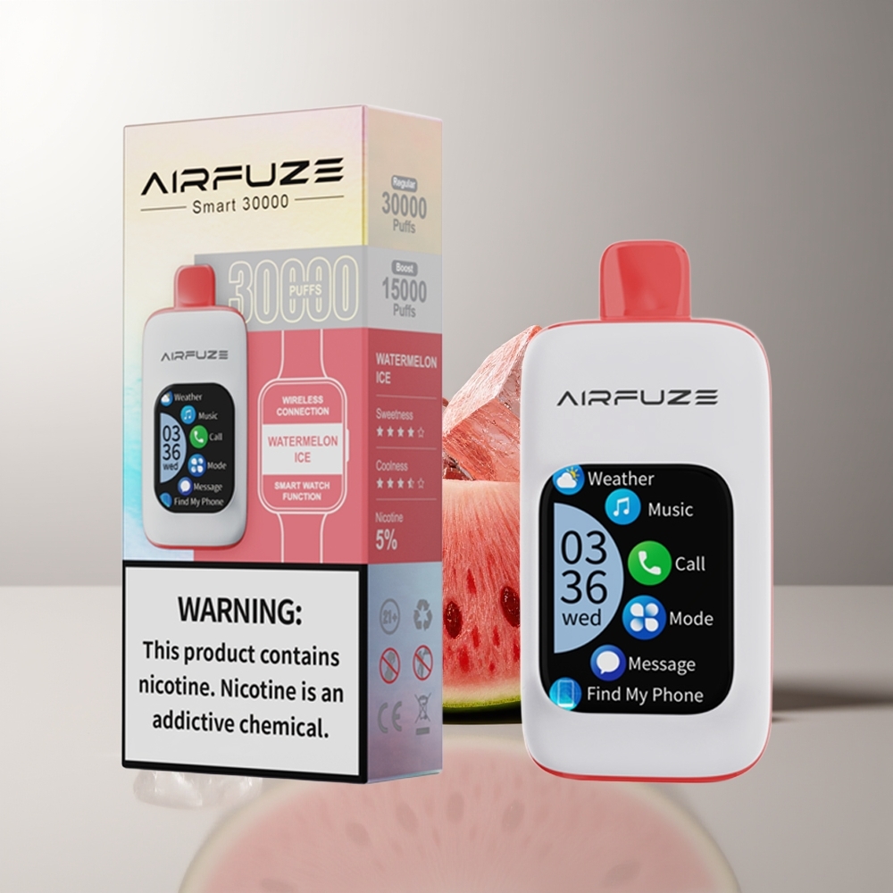 AirFuze Smart 30000 Pūsų Vienkartinės Elektroninės Cigaretės Arbūzas Ledas 5% 900mAh Type-C