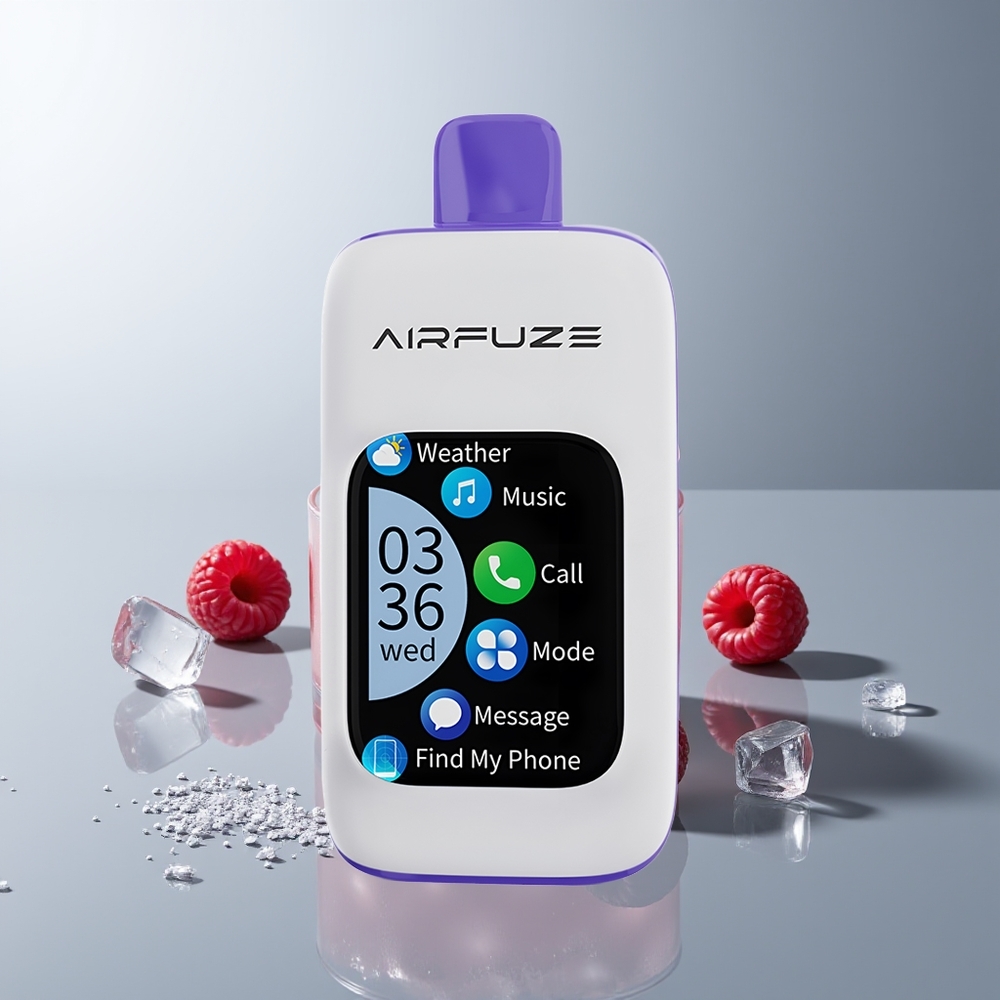 AirFuze Smart 30000 Pūsų Vienkartinės Elektroninės Cigaretės Mėlynųjų Serbentų Ledas 5% 900mAh Type-C