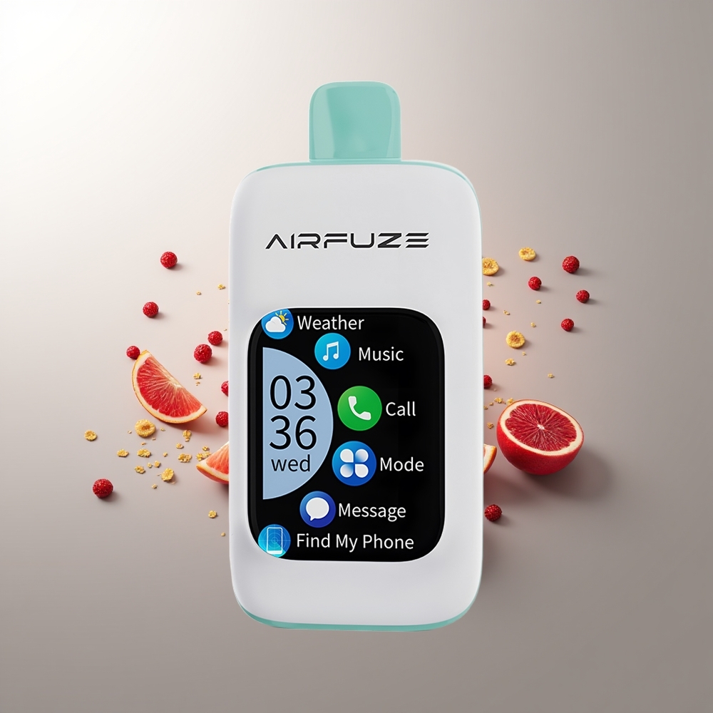 AirFuze Smart 30000 Pufų Vienkartinės Elektroninės Cigaretės Vaivorykštės Vaisių Sprogimas 5% 900mAh Type-C