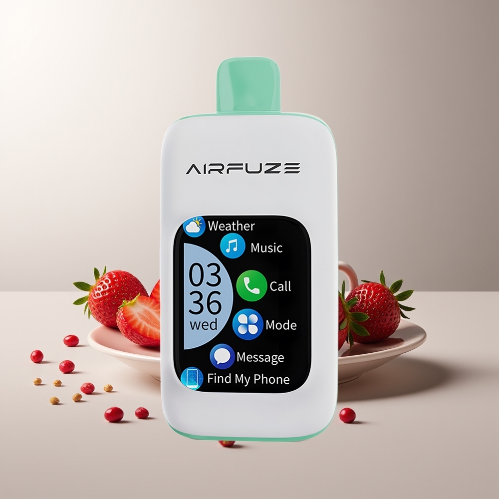AirFuze Smart 30000 Puffs Braškės Vasaros Metas 5% 900mAh Type-C