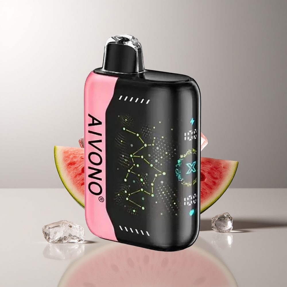 Aivono Aim Boom 25000 Pūkų Arbūzas Ledas 28ml 650mAh 1.2 ohm