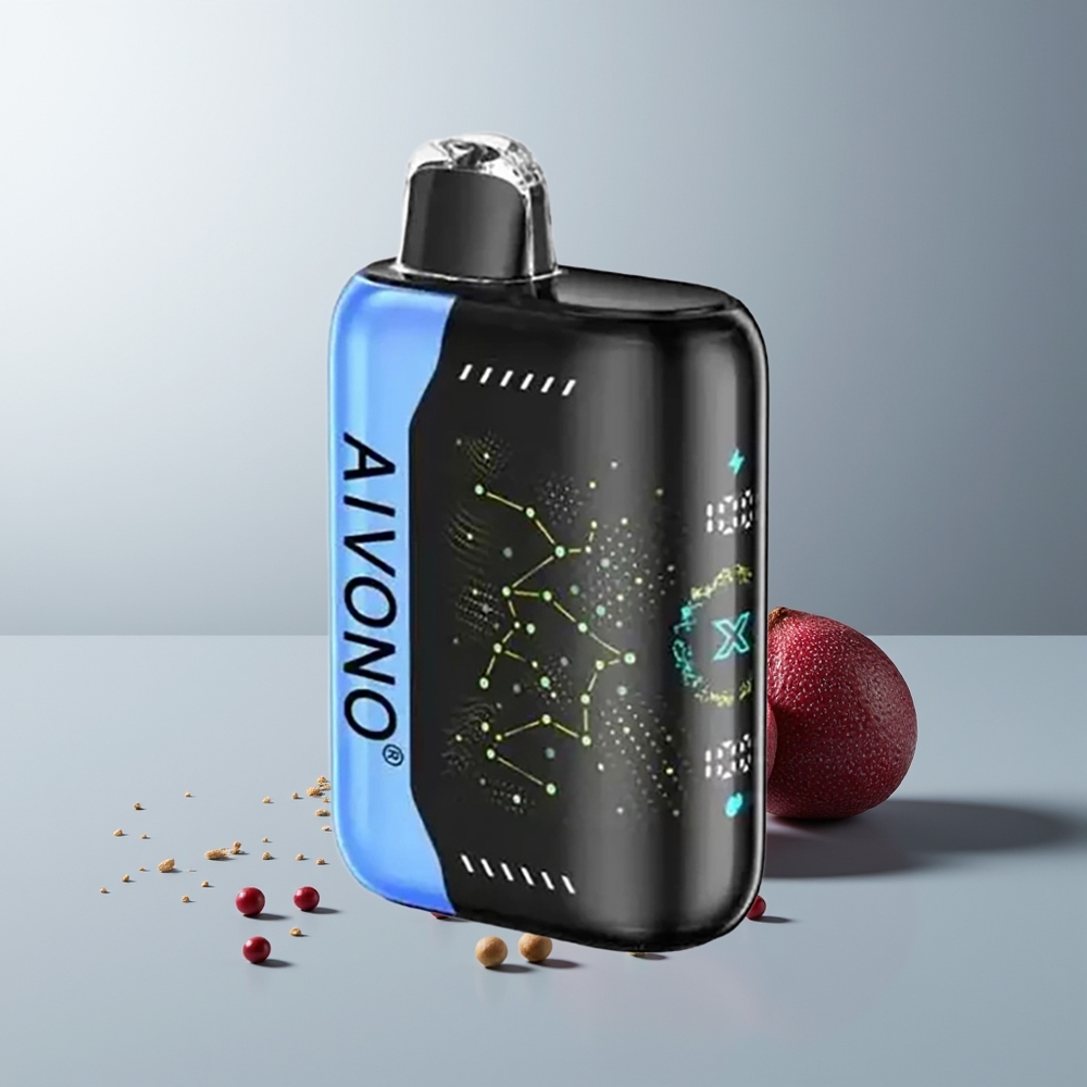 Aivono Aim Boom 25000 Puffs 28ml Mėlynasis Rancherius Type-C
