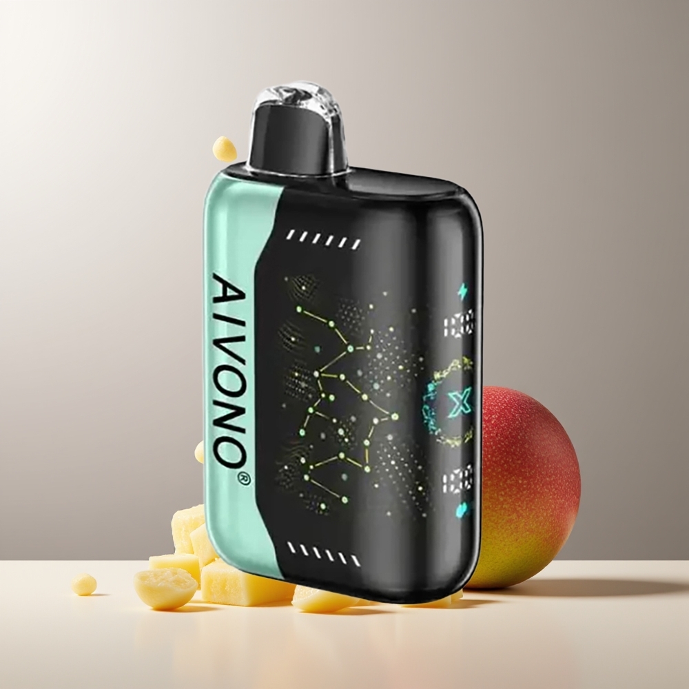 Aivono Aim Boom 25000 Pustių Rūgščios Mangų Ananasų 28ml 650mAh Type-C