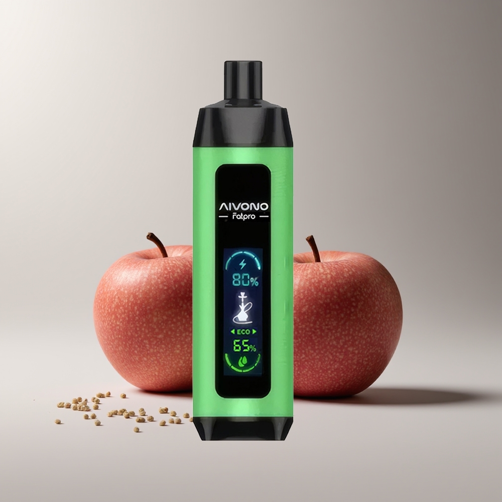 Aivono Aim Fatpro 22000 Pūkų Dvi Obuolys 28ml 600mAh 0.6Ω