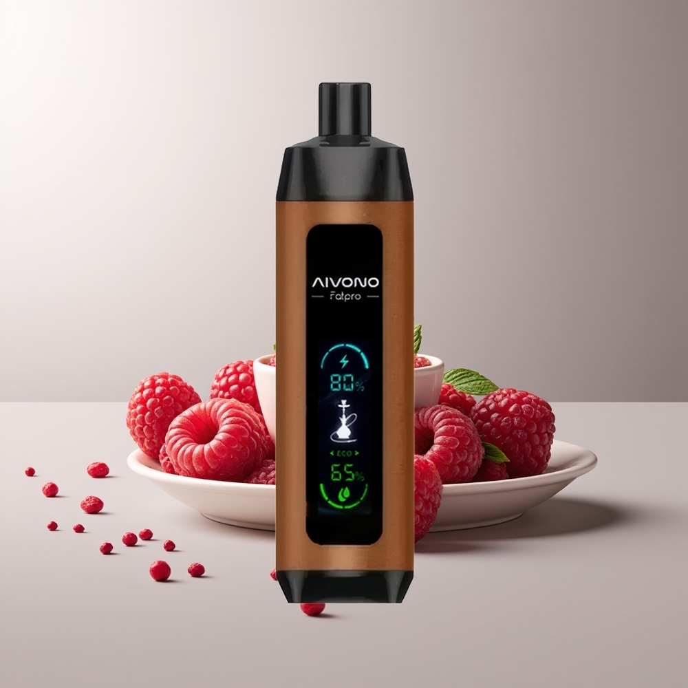 Aivono Aim Fatpro 22000 Pūkų Vyšnių Aviečių 28ml 600mAh 0,6 omų