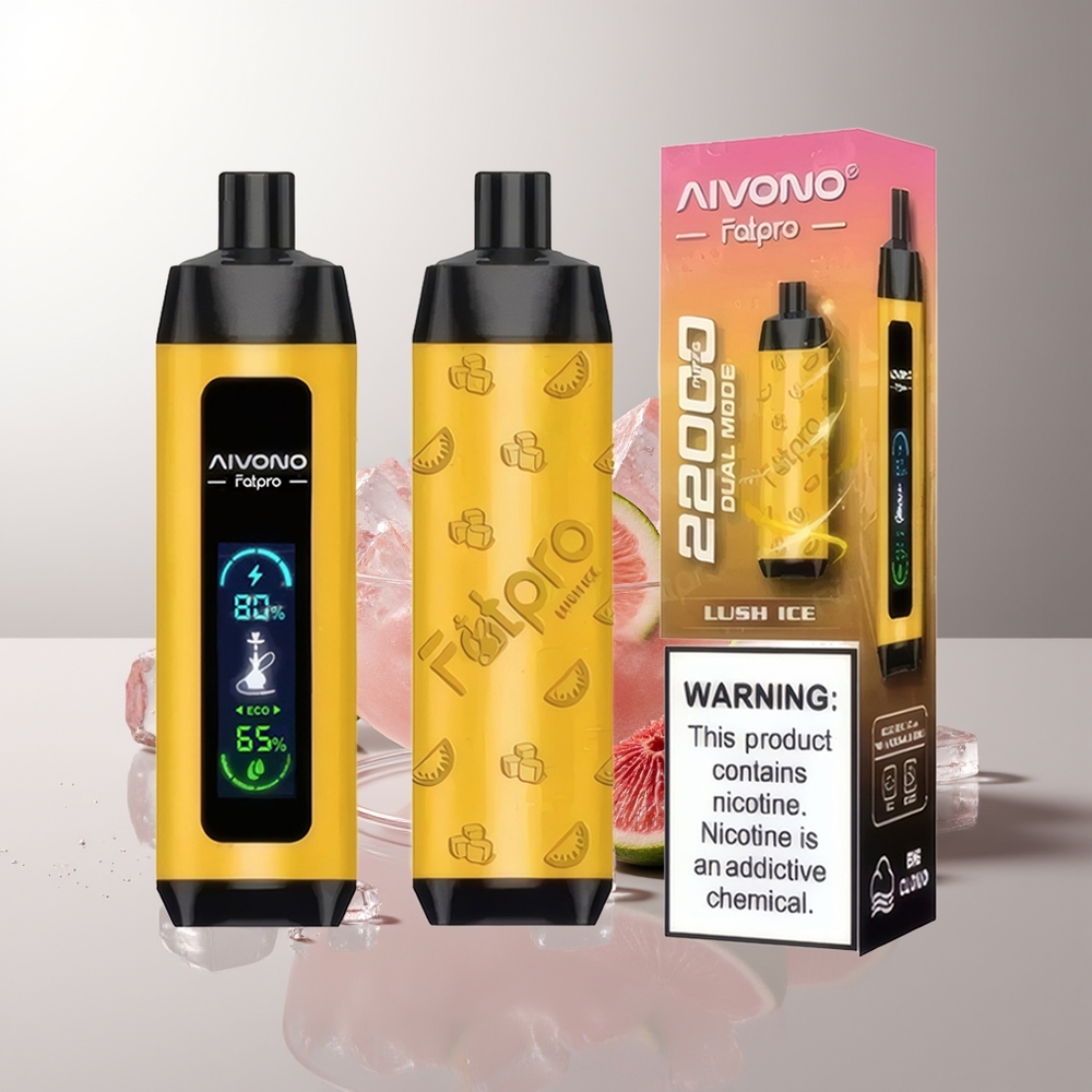 Aivono Aim Fatpro 22000 Pūsų Žalias Ledas 28ml 600mAh 0.6Ω