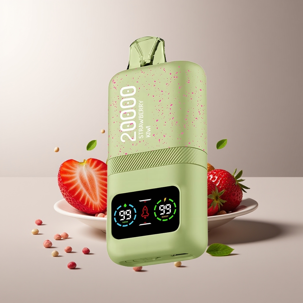 Aivono Aim Magic 20000 Pūkų Braškių Kiwi 0% Nikotino 26ml Tipas-C