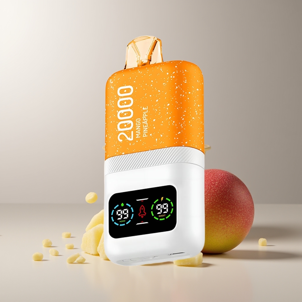 Aivono Aim Magic 20000 Pūkų Mango Ananasas 0% Nikotino 26ml Tipo-C