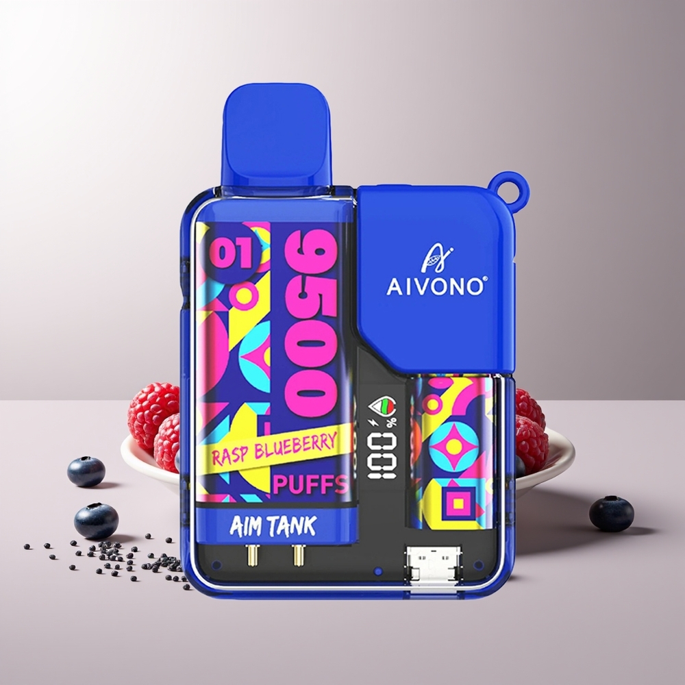 Aivono Aim-Tank 9500 Pūtaį Aviėnė Miėlynoji Arbūzą 18ml 650mAh LCD