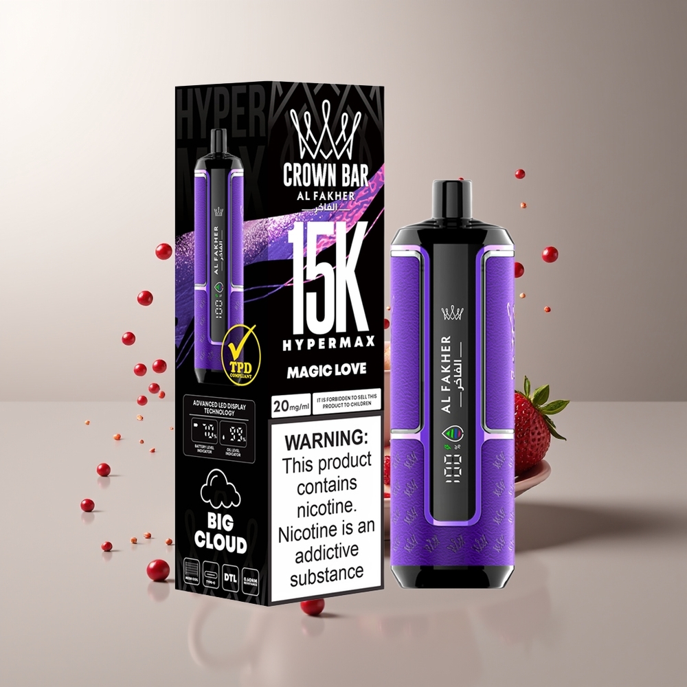 Al Fakher Crown Bar 15K DTL 6mg Magic Meilė