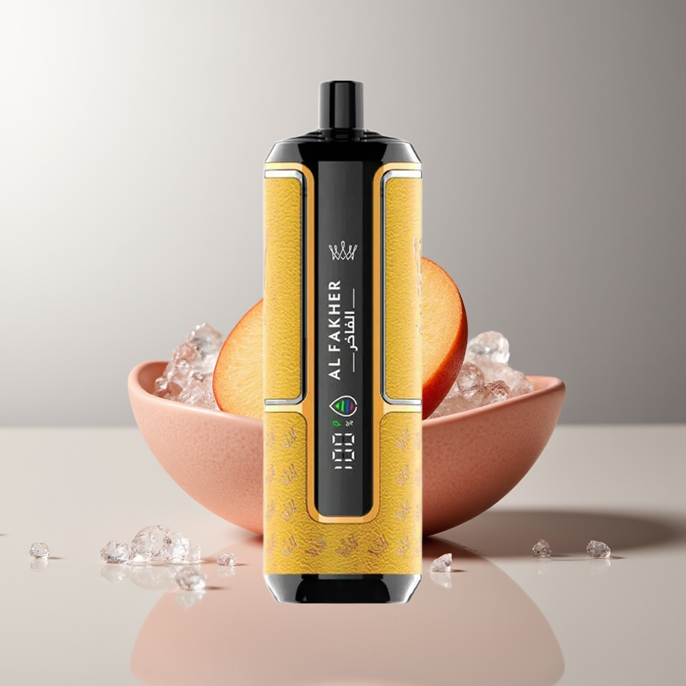 Al Fakher Crown Bar 15K Hypermax 15 000 užpūrimų DTL Mango Ledas Tipas-C