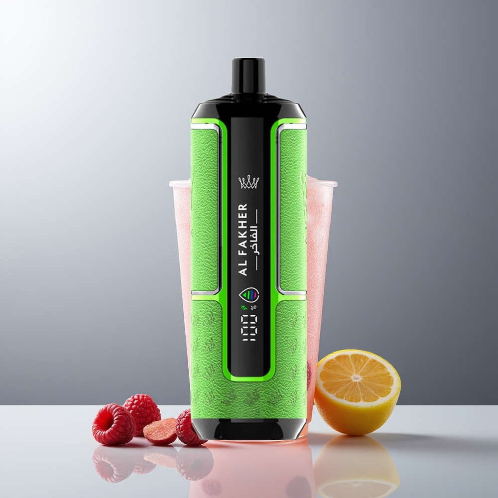 Al Fakher Crown Bar 15K Mėlynasis Avietinės Limonados Skonis Hypermax DTL 22ml 600mAh Type-C