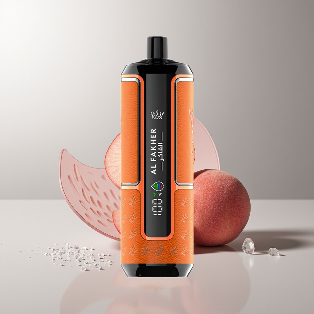 Al Fakher Crown Bar 15K Persikų Ledas Hypermax 22ml 600mAh Type-C