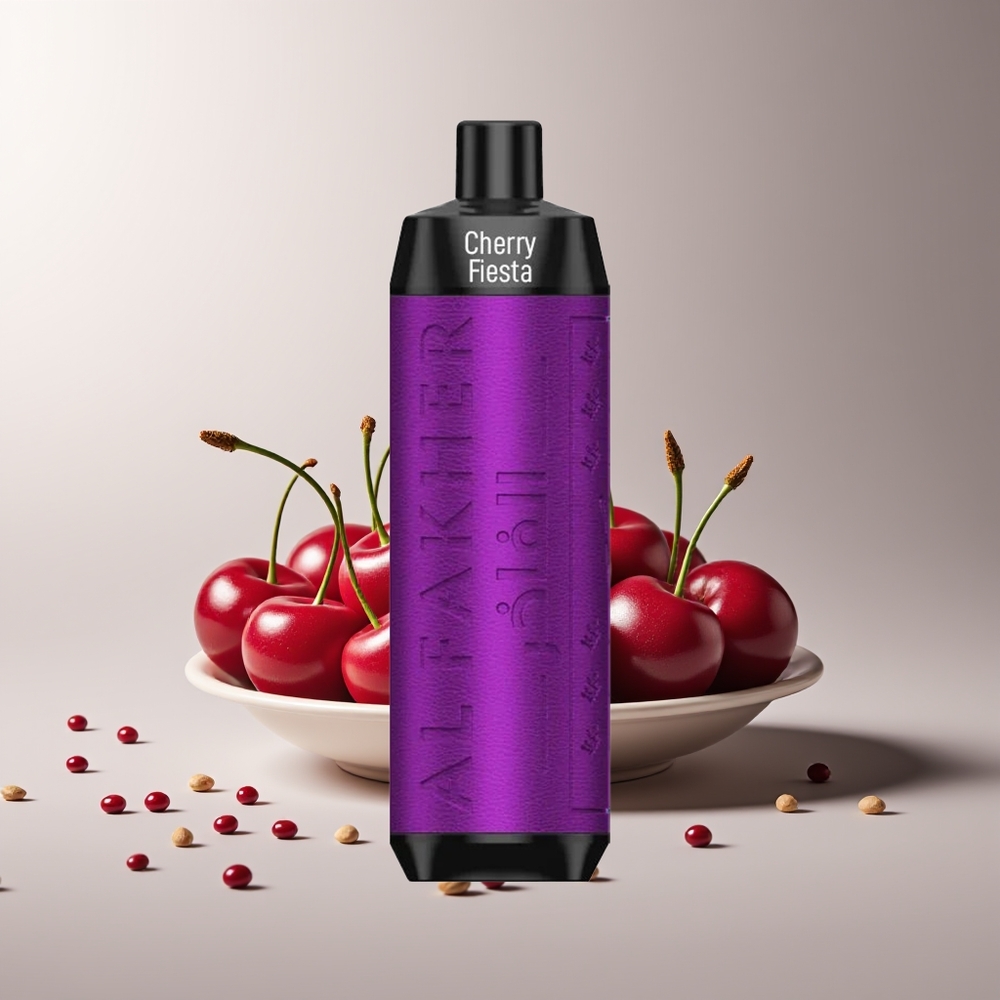 Al Fakher Crown Bar 8000 Trešnės Fiesta 18ml 5mg USB Type-C