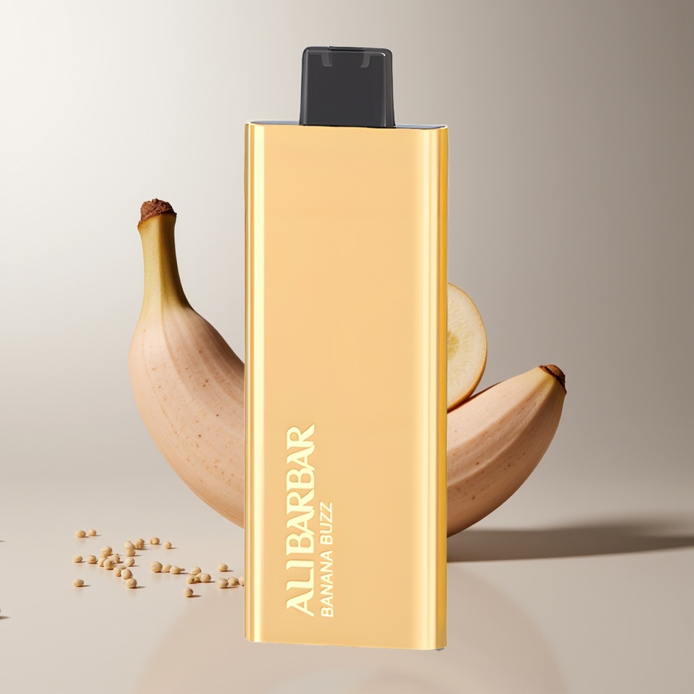 Alibarbar Pandora 7000 Pūkų Vienkartinės Elektroninės Cigaretės Bananinė Buzz 17ml 1.0 Ohm