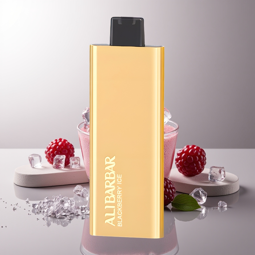 Alibarbar Pandora 7000 Pūkų Vienkartinis Vapas Gervuogės Ledas 17ml 1.0 Ohm