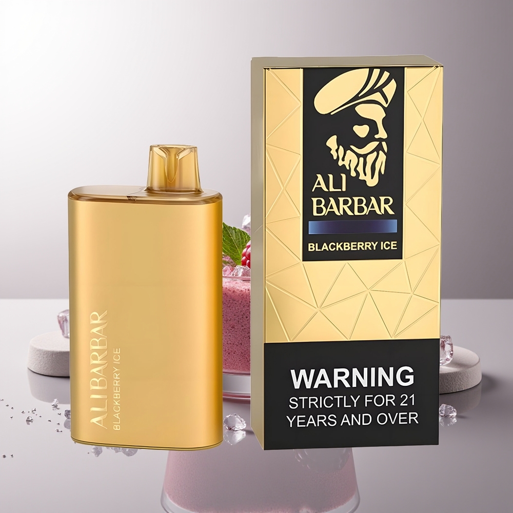 Alibarbar Rich 8000 Pūsų Vienkartinės Elektroninės Cigaretės Juodojo Uogienės Ledas 20ml 2000mAh 1.1Ohm