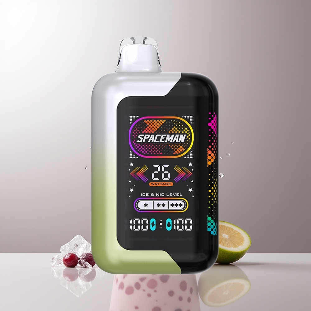SMOK SPACEMAN SP40000 40000 20ml Baltų Vynuogių Ledas 1000mAh 50mg/ml 107g