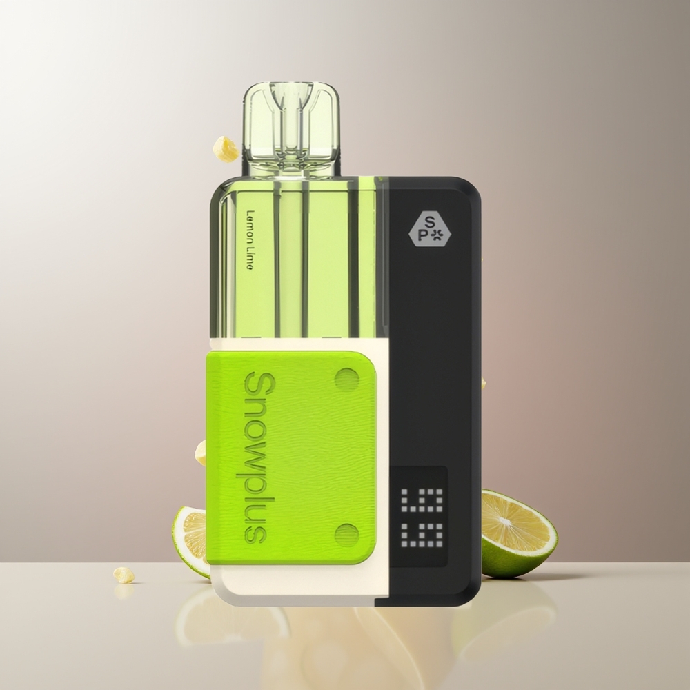 Snowplus Swift 15000 Pūkų Pod Rinkinys Citrina Žaluma 1000 mAh Dvigubas Tinklas 2+10 ml