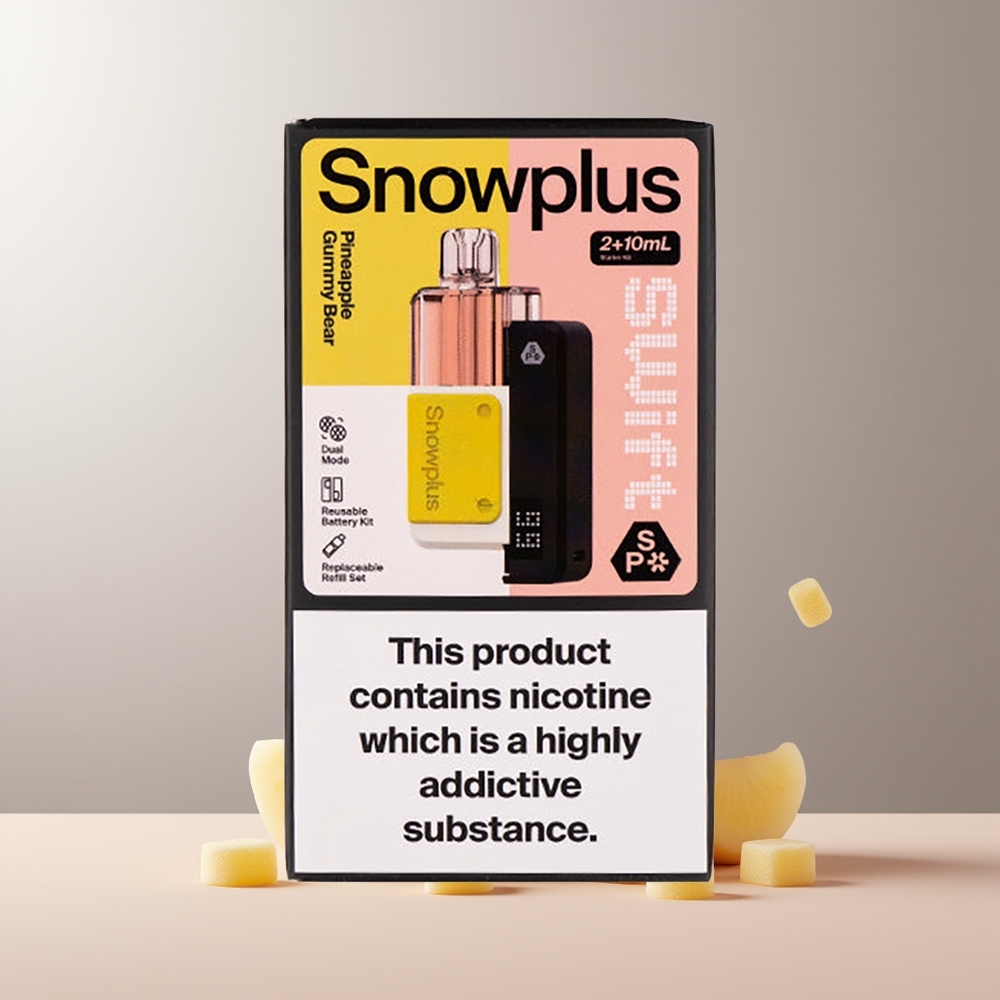 Snowplus Swift 5000 Pūsų Dual Mesh 1000 mAh Ananasinė Guminė Meška