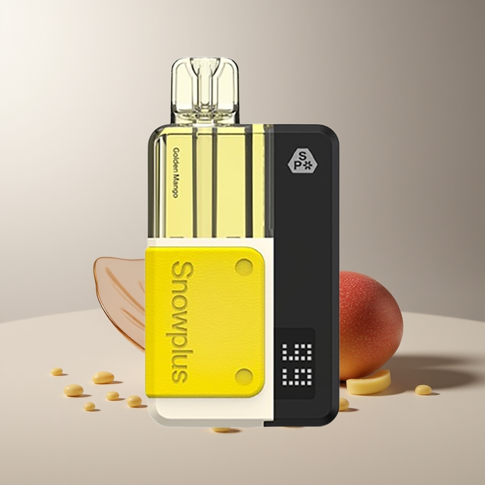 Snowplus Swift 5000 Puffs Auksinė Mango Dual Mesh 1000mAh 2+10ml