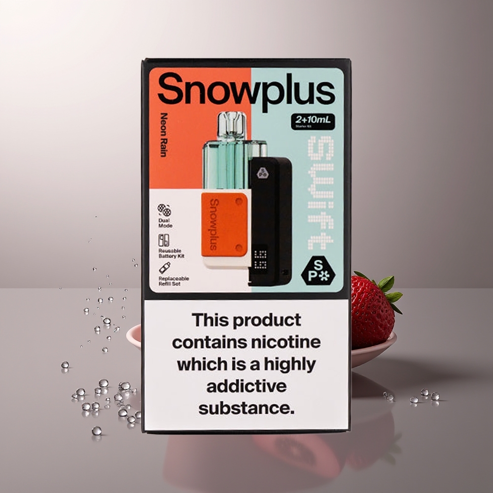 Snowplus Swift 5000 Puffs Neon Lietus Dual Mesh 1000 mAh 2%