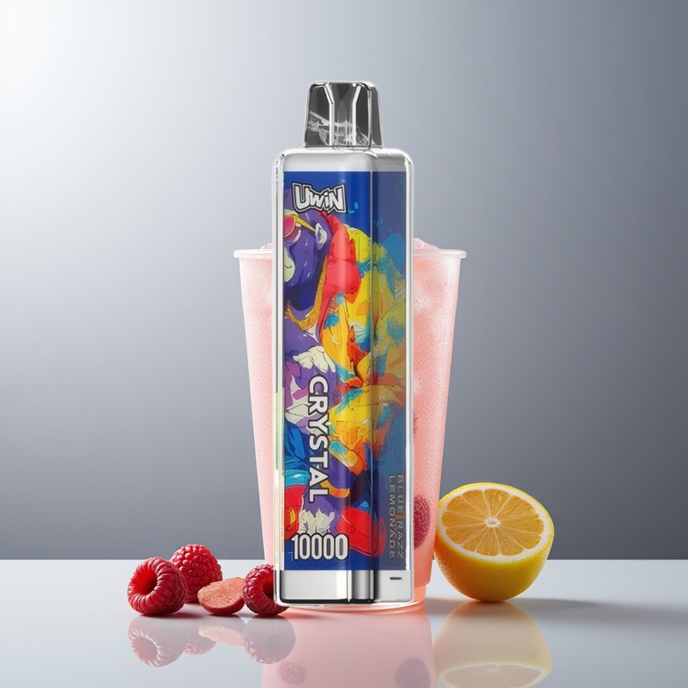 UWIN Crystal 10000 Pūkų Mėlynasis Avietų Limonadas RGB