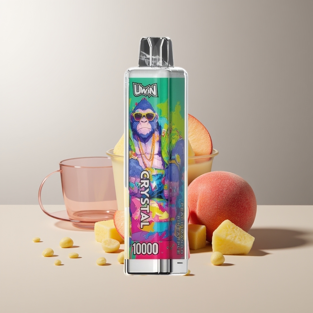 UWIN Crystal 10000 Puffs Persikų Mango Ananasų RGB