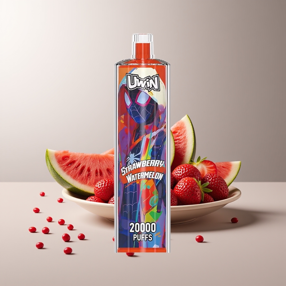 UWIN Shisha Hookah Crystal 20000Puffs Braškė Arbūzas 22ml Mesh Coil Type-C