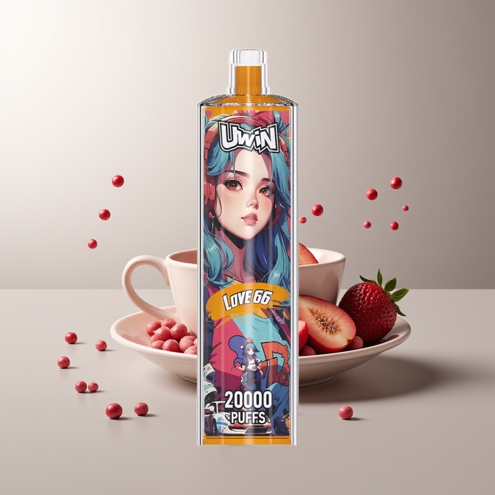 UWIN Shisha Hookah Crystal 20000Puffs Meilė 66 Kristalas 22ml Tipo-C Tinklelis