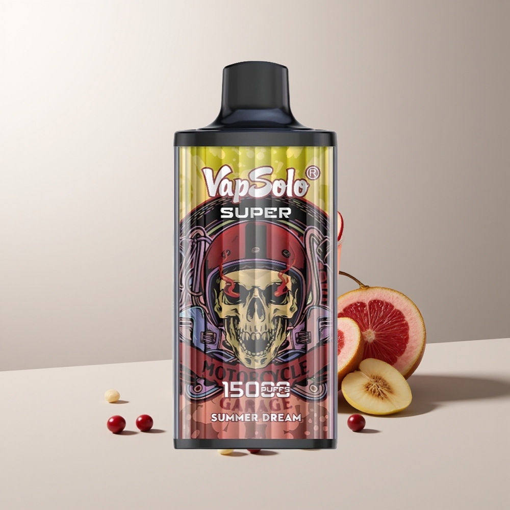 Vapsolo Super 15000 Puffs 40ml Vasaros Sapnas Type-C 850mAh