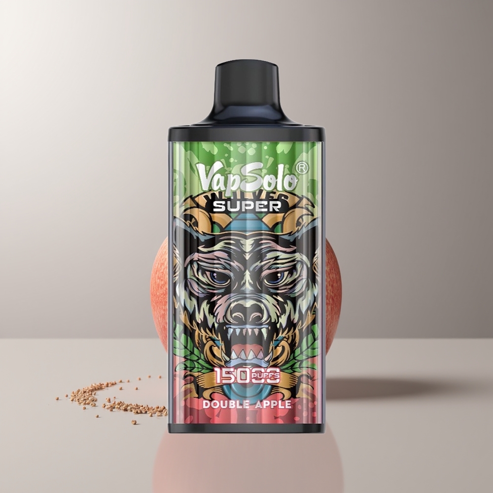 Vapsolo Super 15000 pūkštelių Dviguba Obuolių 40ml 850mAh Type-C