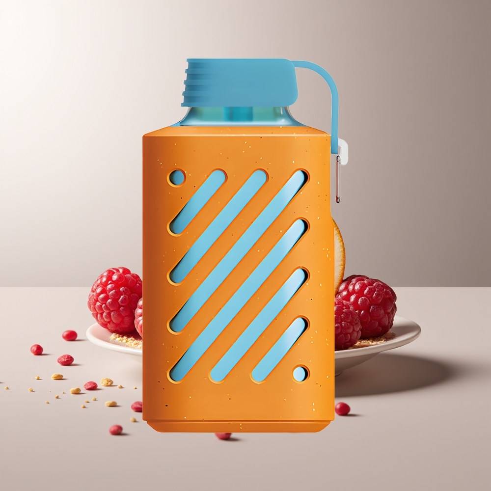 VOZOL GEAR 10000 Išmetamasis Vapas Avietė Mandarinai 20ml E-skysčio Talpa 50mg/ml Nikotino VAMT Tinklelinė Apvija