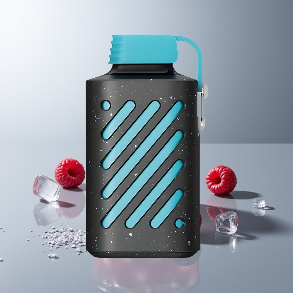 VOZOL GEAR 10000 Pūkų Mėlynųjų Serbentų Ledo 20ml E-skysčio 500mAh Baterija