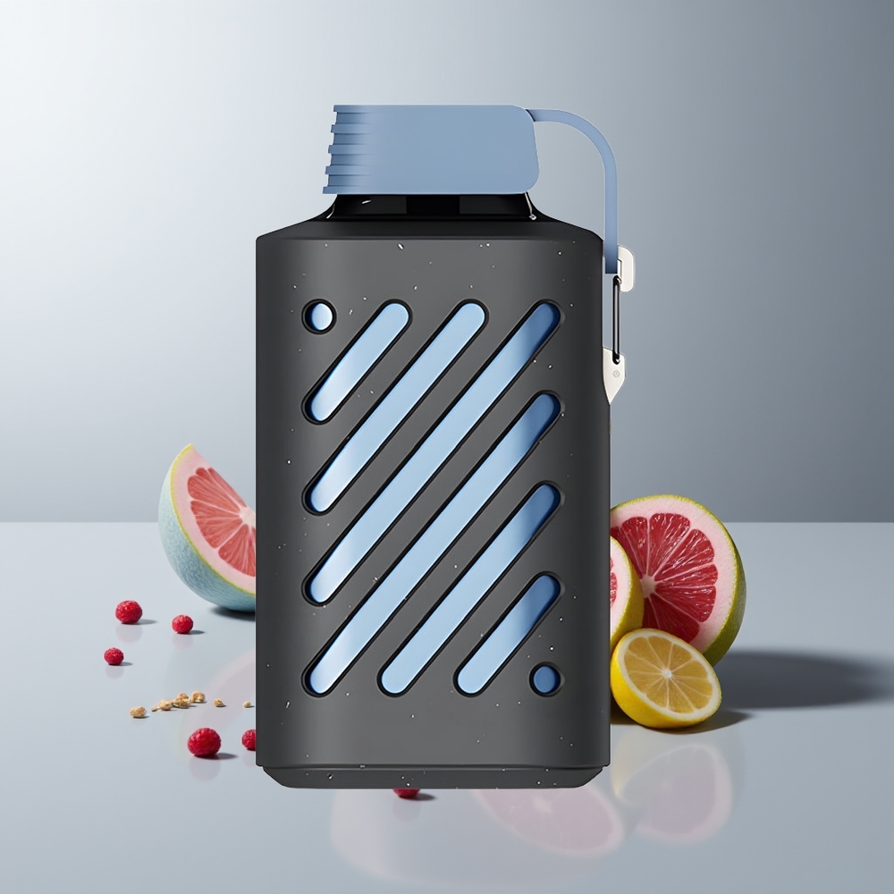 VOZOL GEAR 10000 Pūkų Mėlynasis Avietų-Citrinų Vienkartinės Elektroninės Cigaretės 20ml E-skysčio Talpa 50mg/ml Nikotino