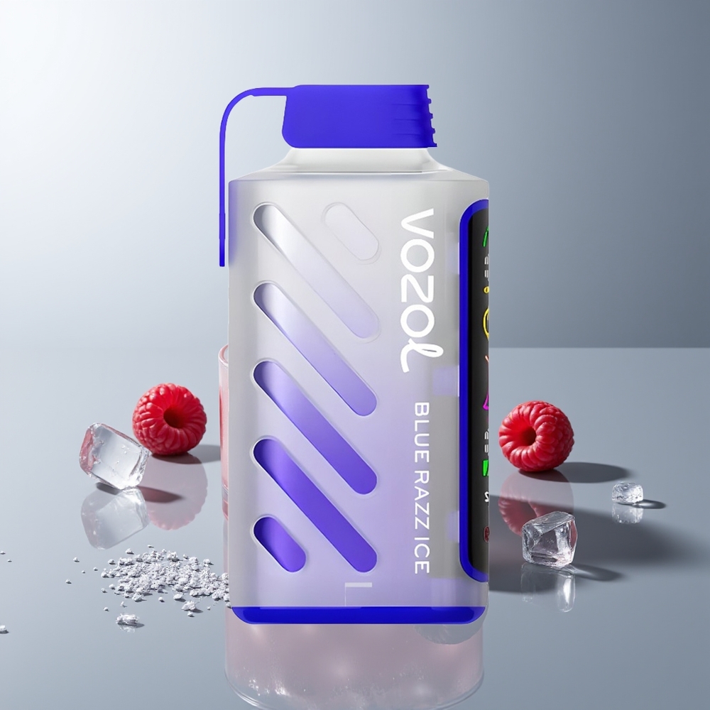 VOZOL Gear Power 20000 Pūkų Dvigubos Dėžutės Ekranas Mėlyna Avietė Ledas