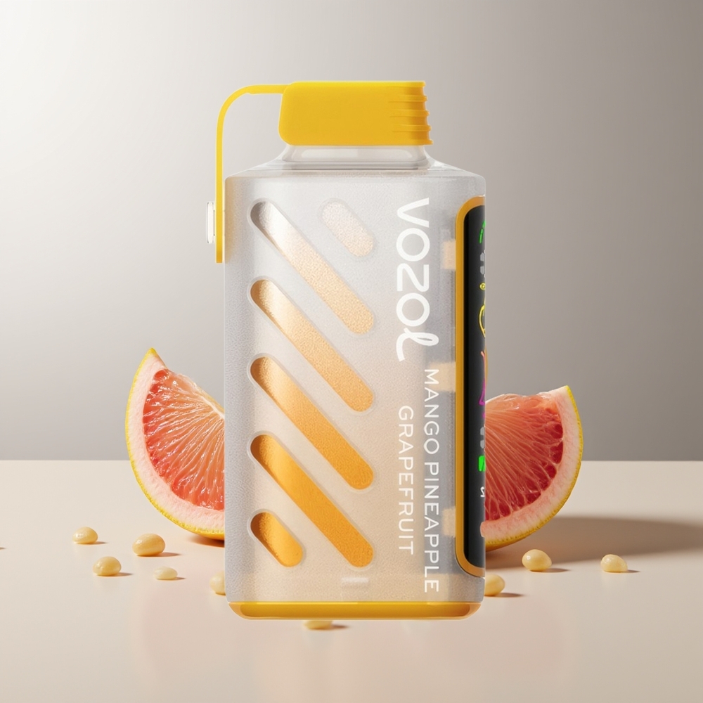 VOZOL Gear Power 20000 Pūkų Vienkartinės Elektroninės Cigaretės Mango Ananasas Greipfrutas S.i.L.C. Tech Dual Mesh Coil 20mL