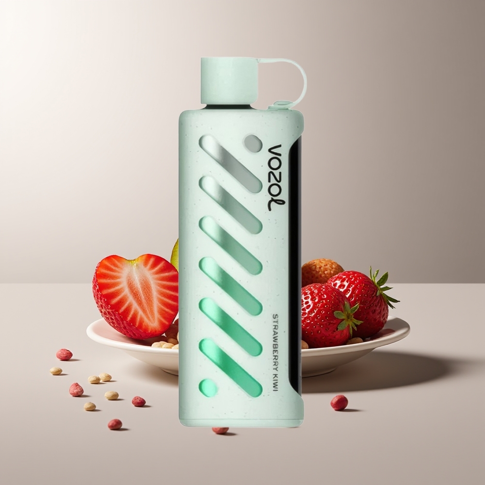 VOZOL Gear Shisha 25000 Pūkų Braškių Kiwi S.i.L.C Tech Dual Mesh Dual Modes