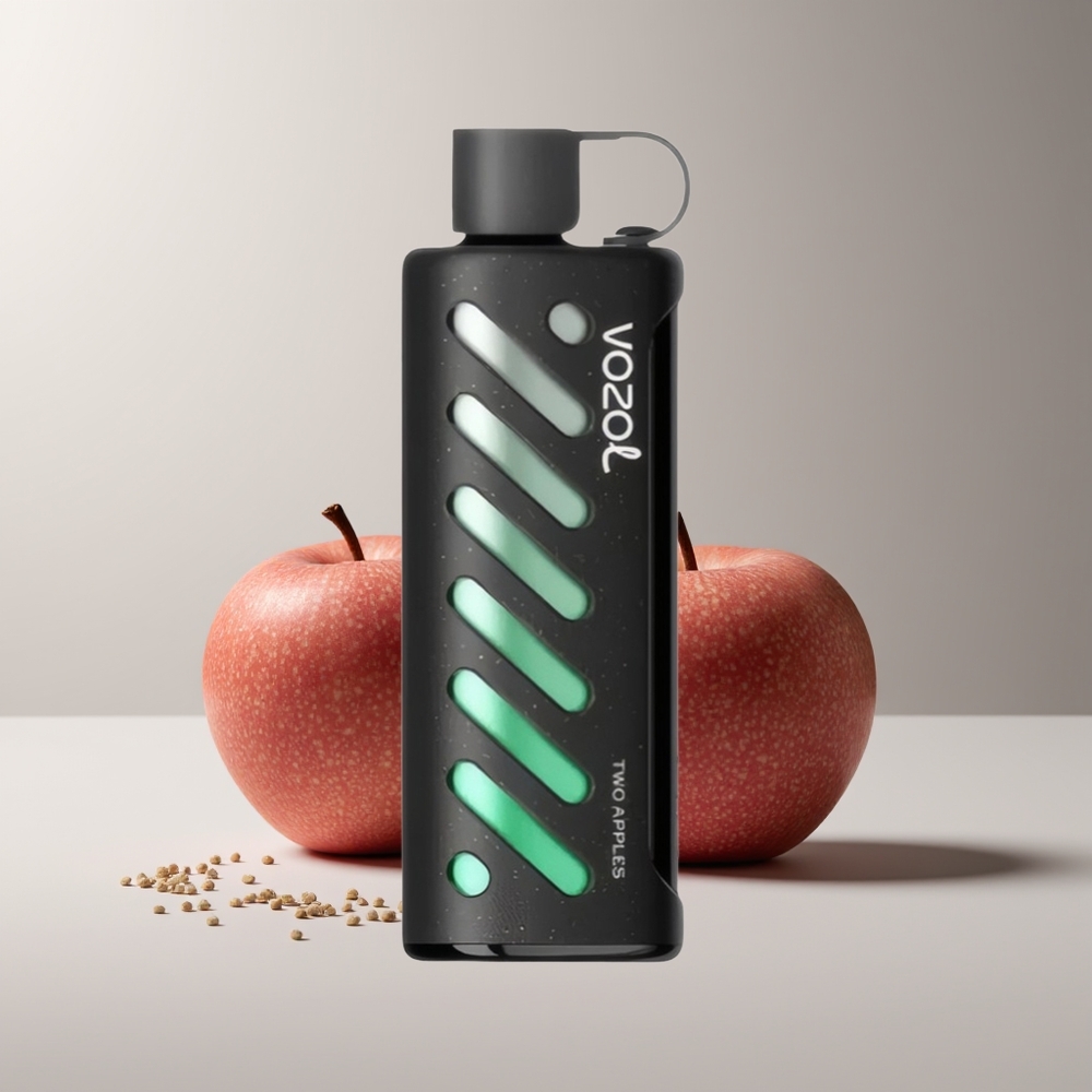 VOZOL Gear Shisha 25000 Pūkų Dvi Obuolių Shisha S.i.L.C Tech Dual Mesh 1000mAh