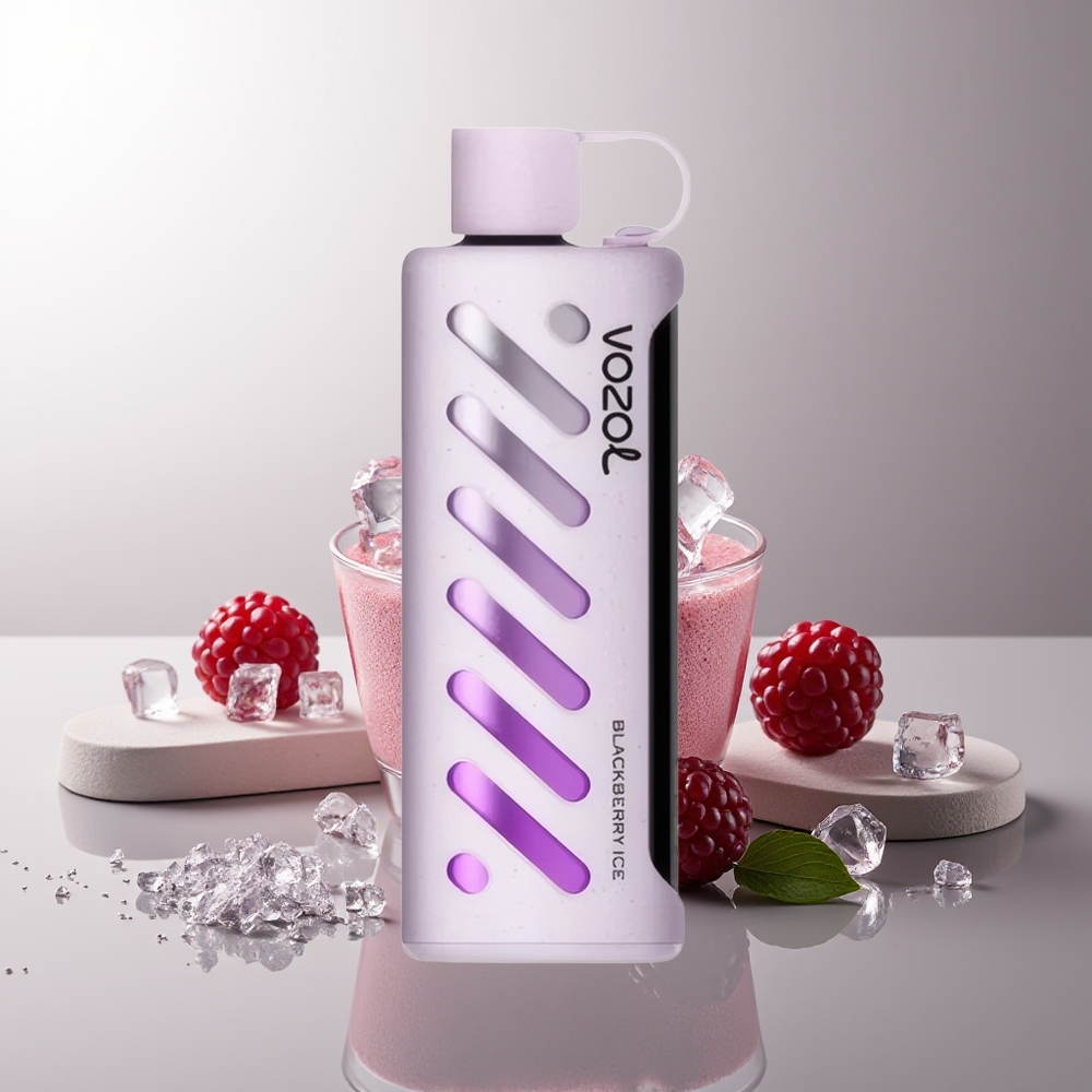 VOZOL Gear Shisha 25000 Pūkų Juodųjų Serbentų Ledas S.i.L.C Tech Dual Mesh Dual Modes 5mg/ml