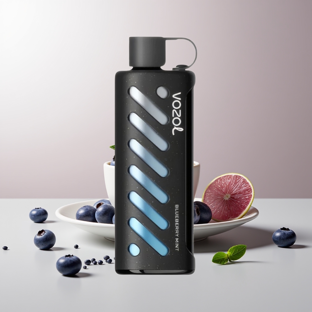 VOZOL Gear Shisha 25000 Pūkų Mėlynųjų Uogų Mėta S.i.L.C Tech Dual Mesh Dual Modes