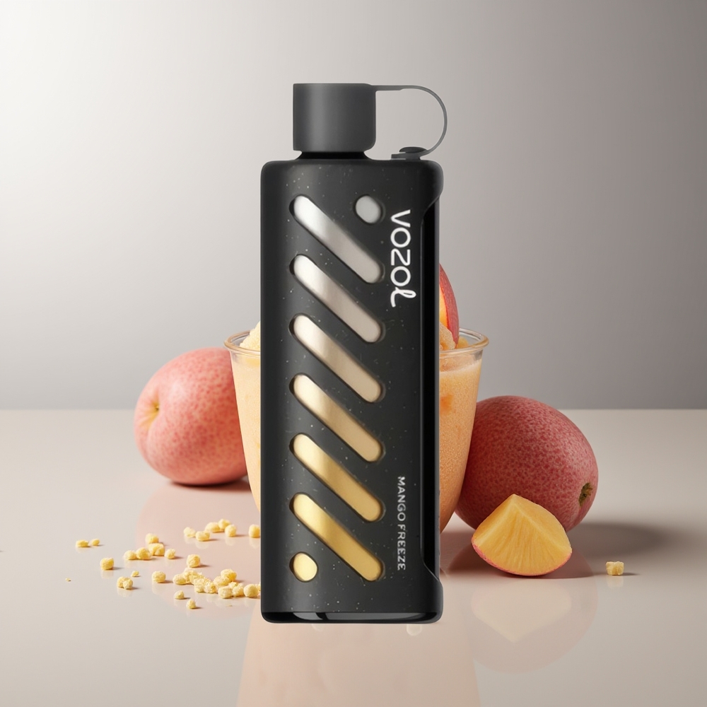 VOZOL Gear Shisha 25000 Pūkų Mango Šaltis S.i.L.C Tech Dual Mesh 1000mAh