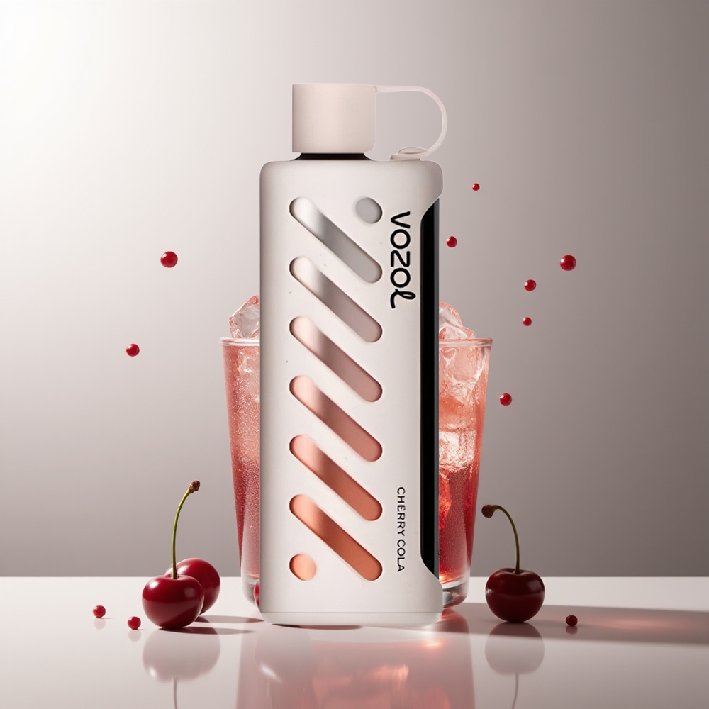 VOZOL Gear Shisha 25000 Pūkų Vyšnių Kola S.i.L.C Tech Dual Mesh Dual Modes