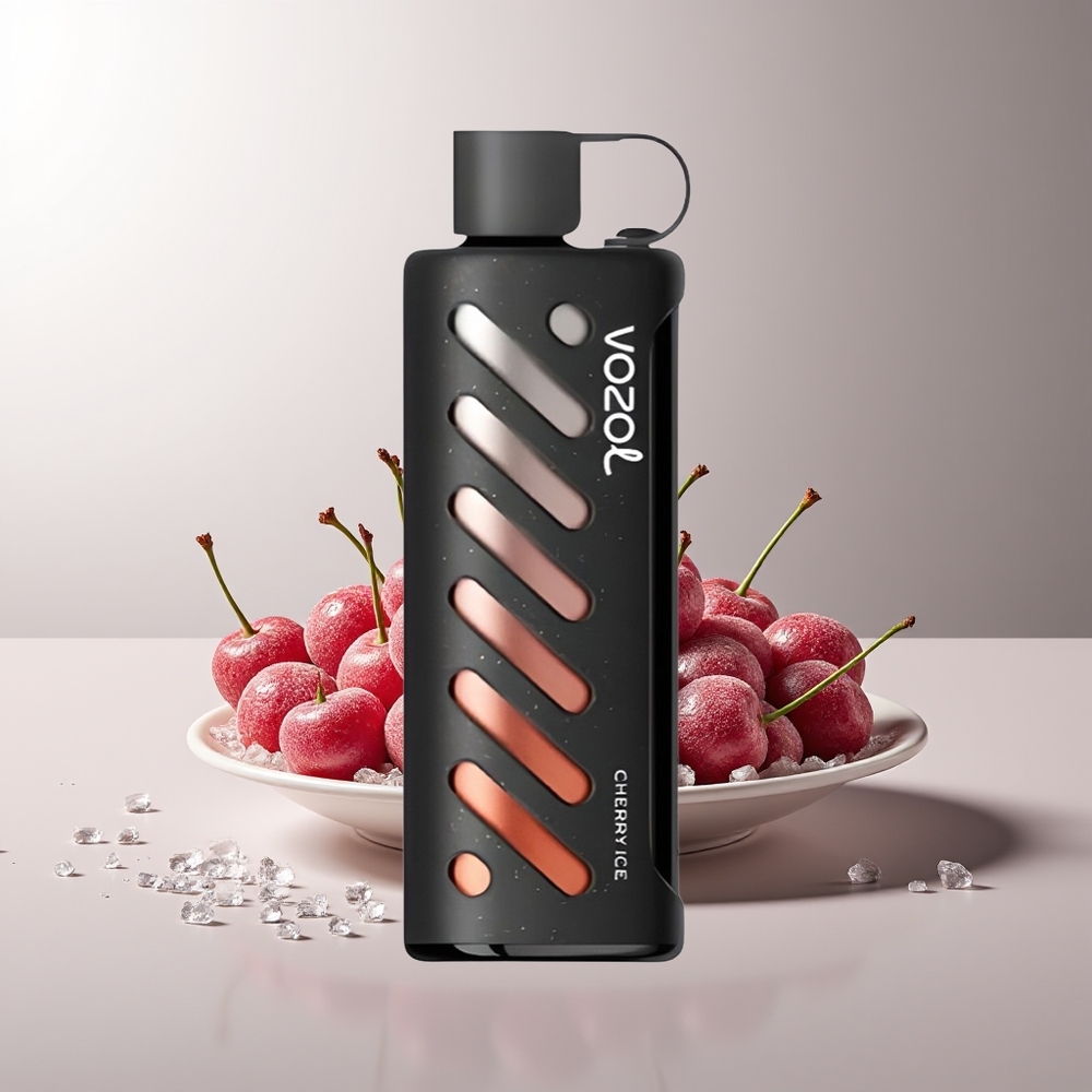 VOZOL Gear Shisha 25000 Pūkų Vyšnių Ledas S.i.L.C Tech Dual Mesh Dual Modes