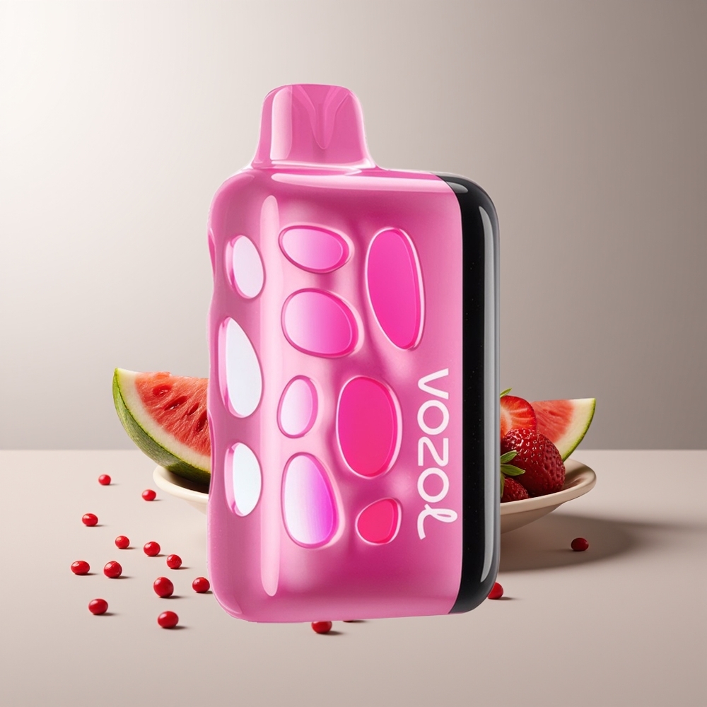 VOZOL RAVE 40000 Braškių Arbūzas 270 laipsnių Vibrant Glow Design 80% įkraunama per 20 min 1000mAh