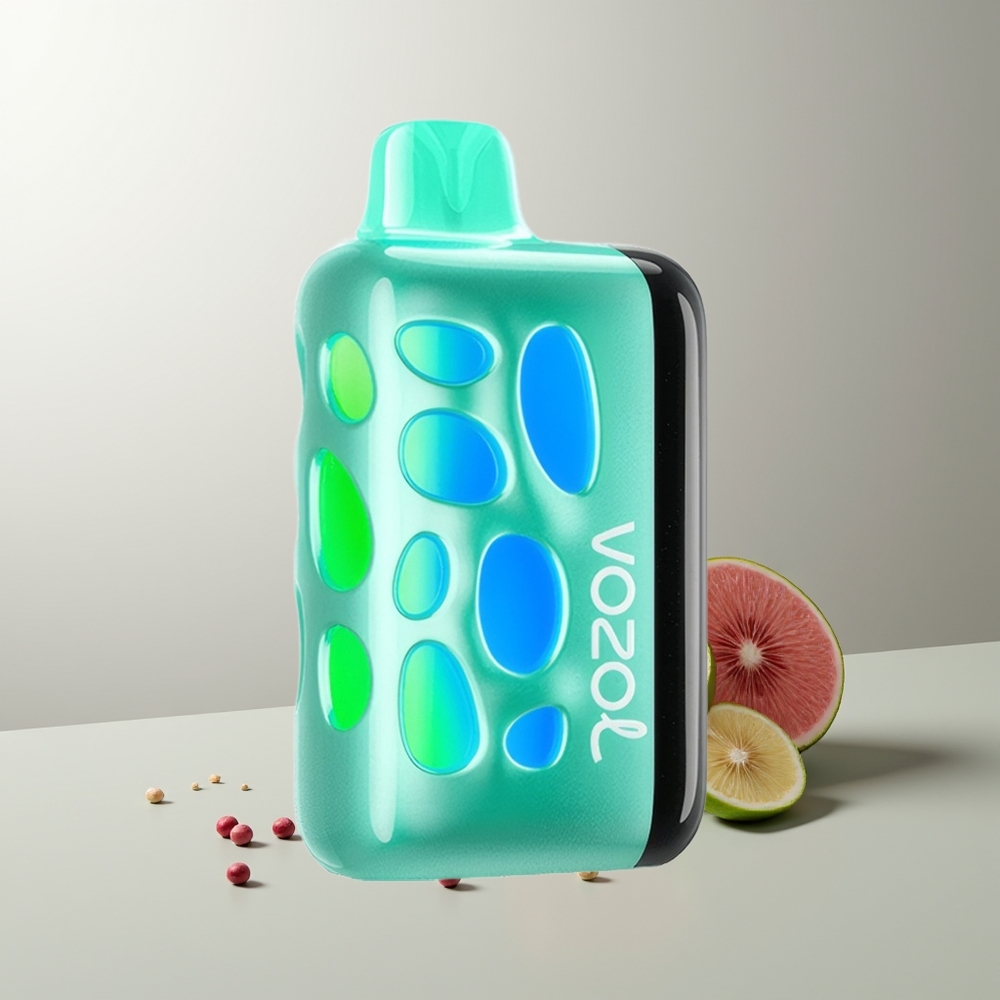VOZOL RAVE 40000 Vienkartinis Vape Šalta Mėta 270 Laipsnių Vibrant Glow Dizainas Beat-Synced Party Režimas 20/50mg/ml Nikotino