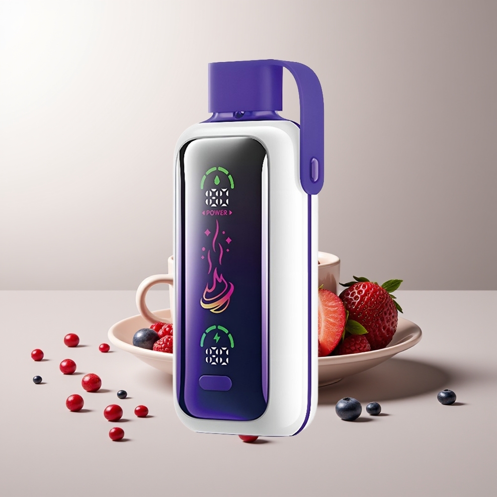 VOZOL Star 20000 Puffs Mišrios Uogos 2.2'' HD Veidrodinis Ekranas Dvigubas Tinklas 650mAh