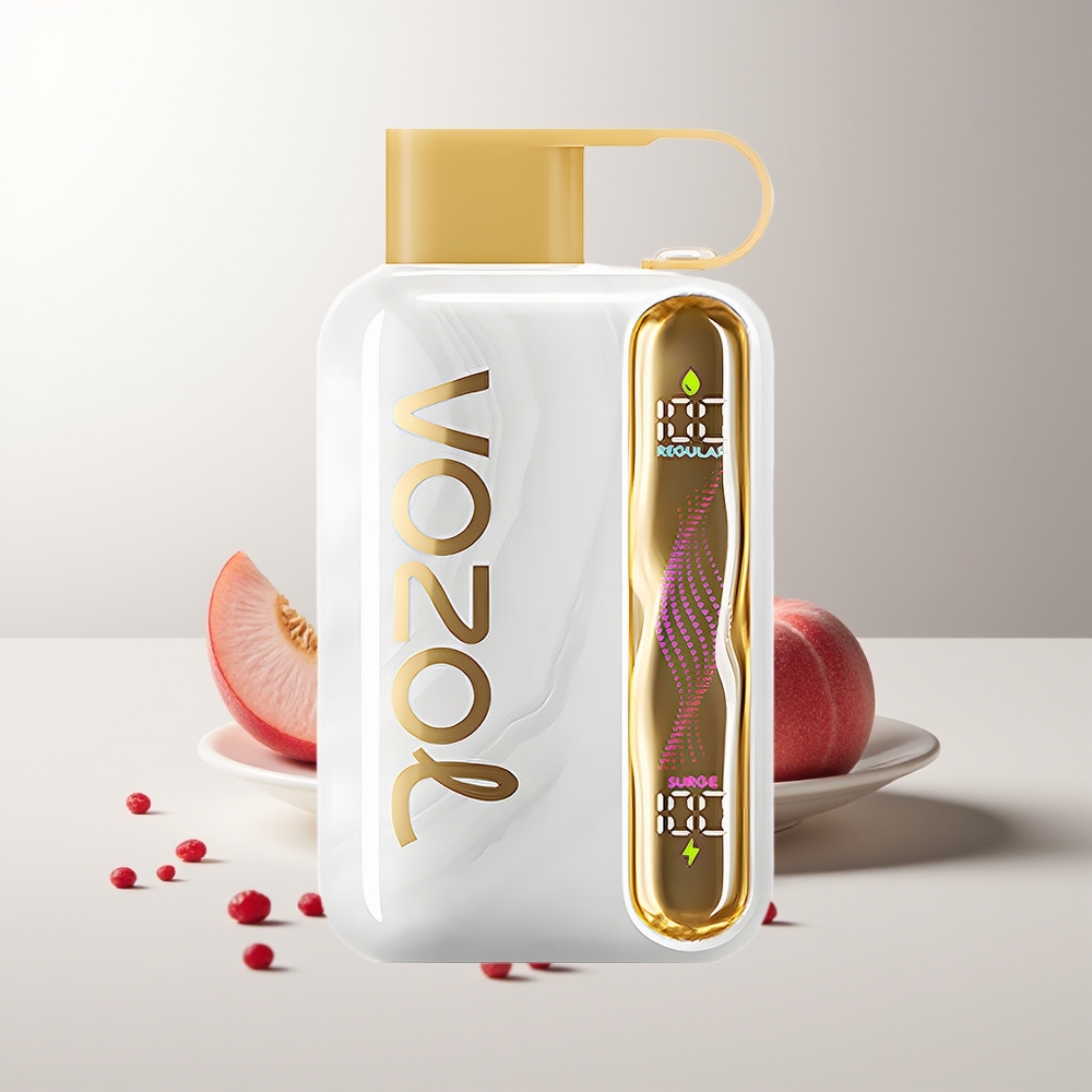 VOZOL STAR 40000 Pūkų Baltasis Persikas Avietė 1000mAh Type-C 20/50mg/ml